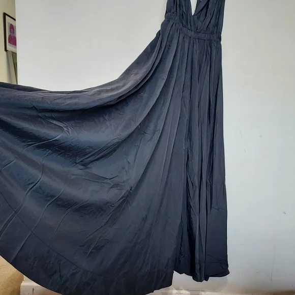 Zara Long Nylon Soft Dress Sz-XL - Picture 11 of 12